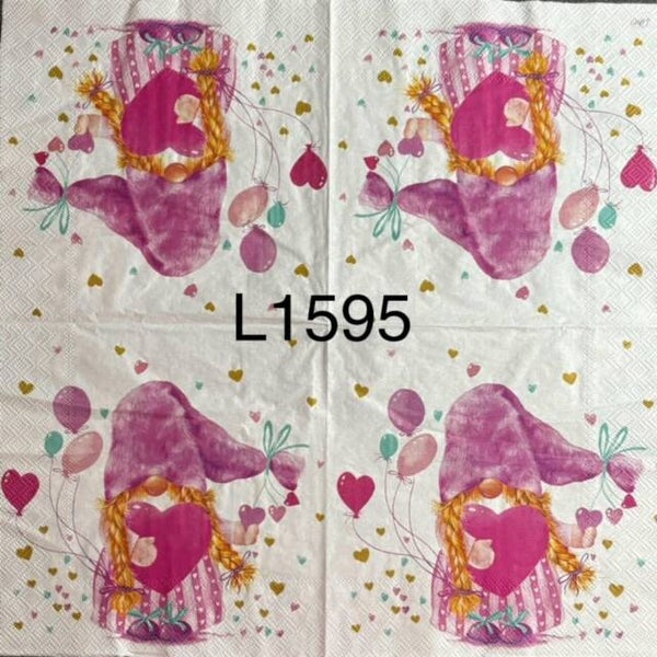 Gnomes (L1595) - Love Gnome Girl
