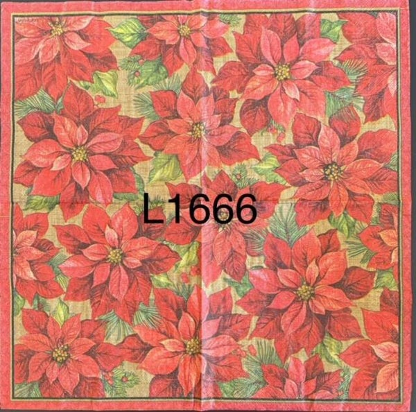 Christmas (L1666) - Poinsettas