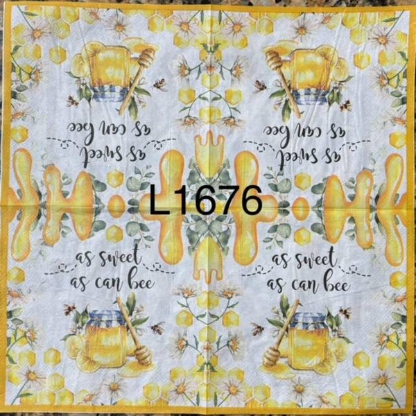 Food (L1676) - As Sweet as Can Bee Honey