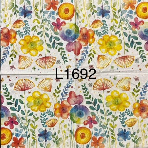 Flowers (L1692) - Variety in Watercolor