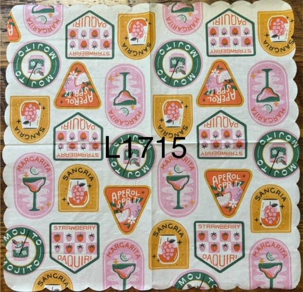 Drinks (L1715) - Cocktail Stickers