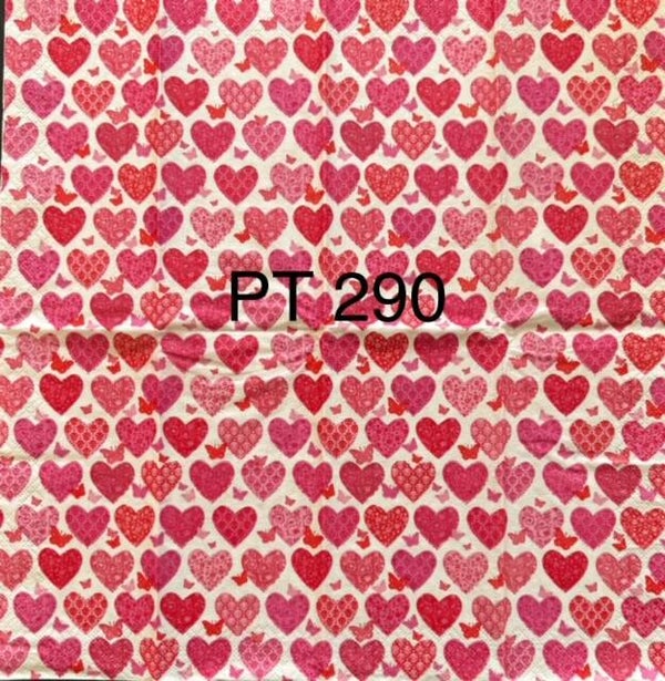 Valentines (PT290) - Hearts and Butterflies