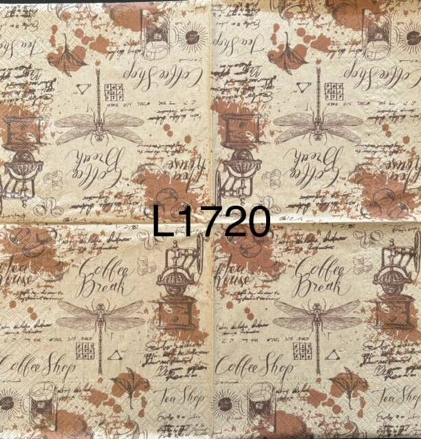 Butterflies (L1720) - Vintage Butterfly and Script