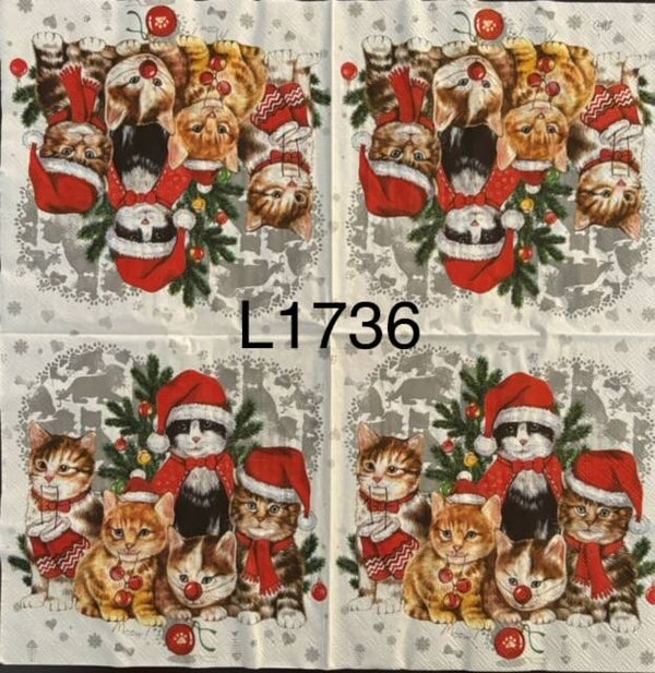 Cats (L1736) - Christmas Cats