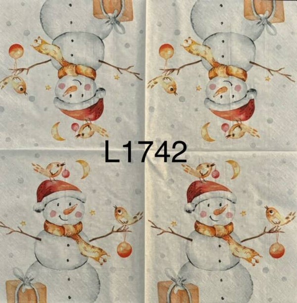 Christmas (L1742) - Snowy & Birds