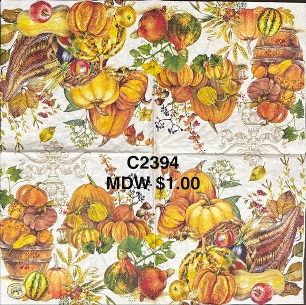 Fall (C2394) - MDW Pumpkins, Acorns, Apples, Etc.