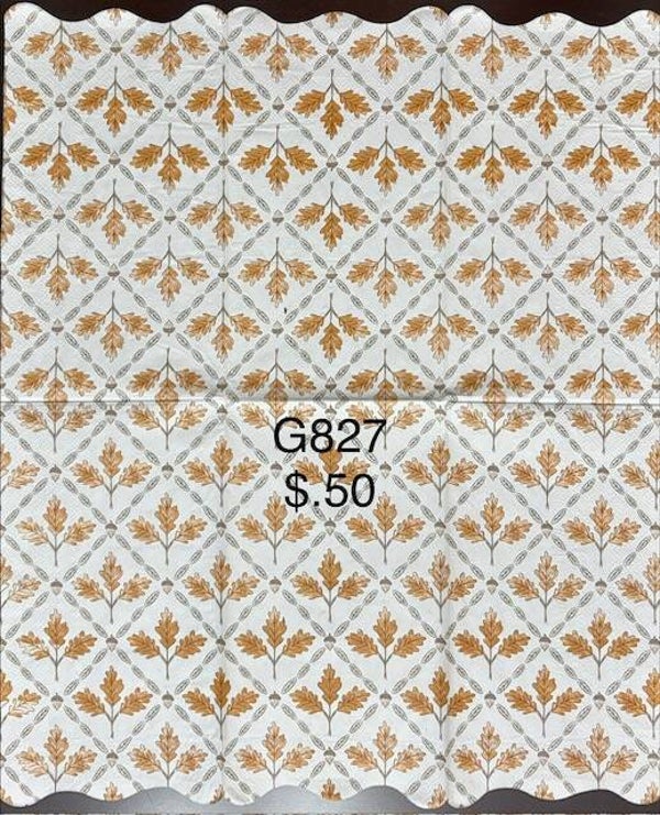 Fall (G827) - Fall Leaves Pattern