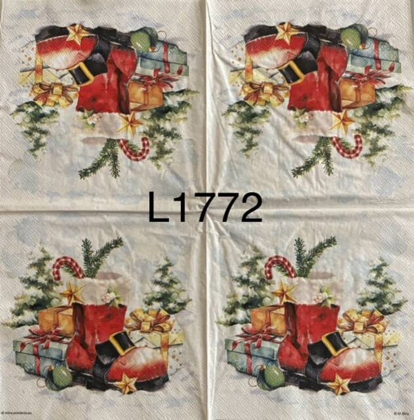 Christmas (L1772) - Santa Boot with Presents