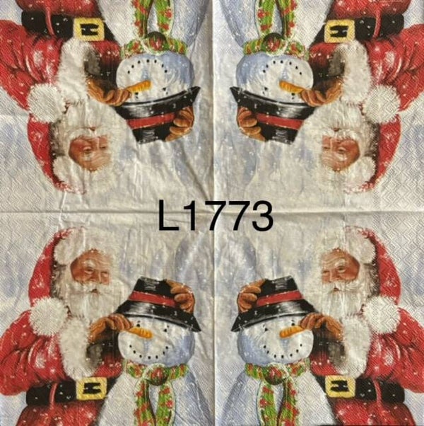 Christmas (L1773) - Santa and Frosty