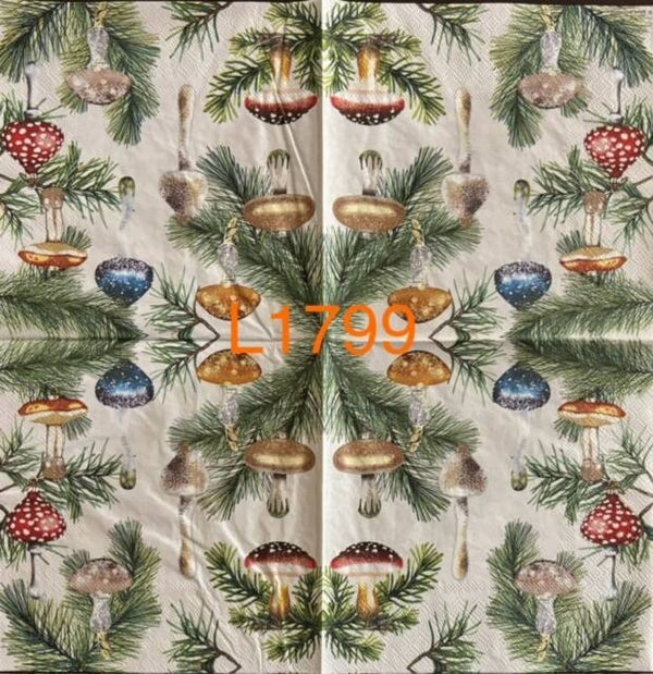 Christmas (L1799) - Mushroom Ornaments
