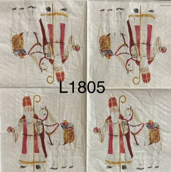 Christmas (L1805) - Santa and Horse