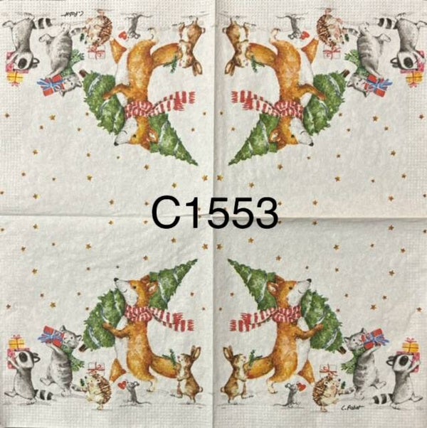 Christmas (C1553) - Let's Get it Started Cat, Hedgehog, Mouse, Bunny, etc