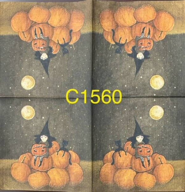Halloween (C1560) - Pumpkin Carving Witch