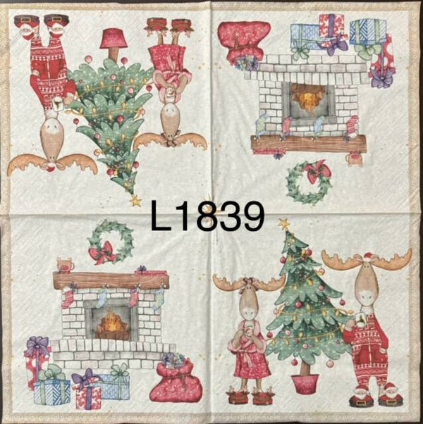 Christmas (L1839) - Moose Couple