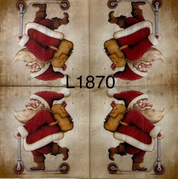 Christmas (L1870) - Santa on Scooter