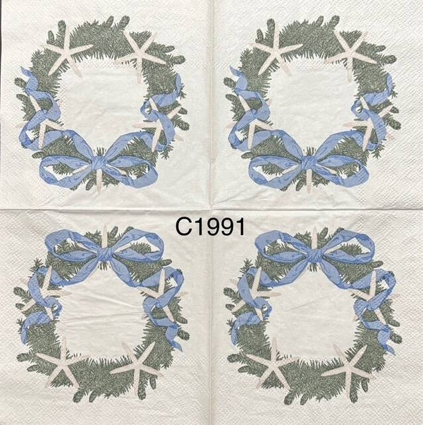 Christmas (C1991a) - Starfish Wreath