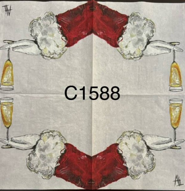 Christmas (C1588) - Santa Cheers