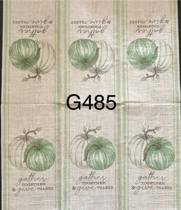Bargain - Fall (G485) - Pumpkins Gather Together and Give Thanks
