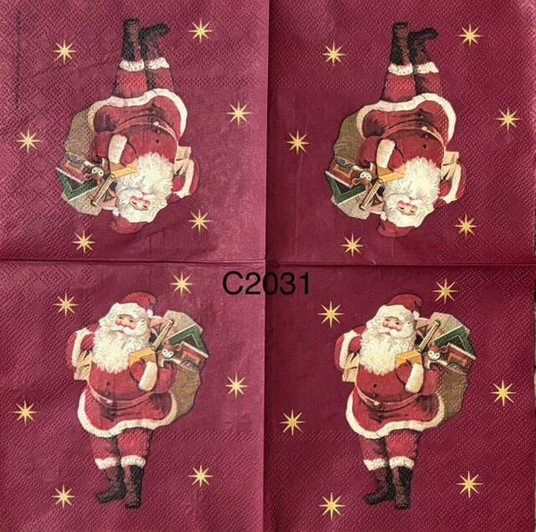 Christmas (C2031) - Santa Carrying Sack of Presents