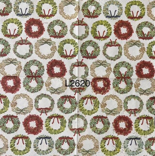 Christmas (L2620) - Wreath Wallpaper