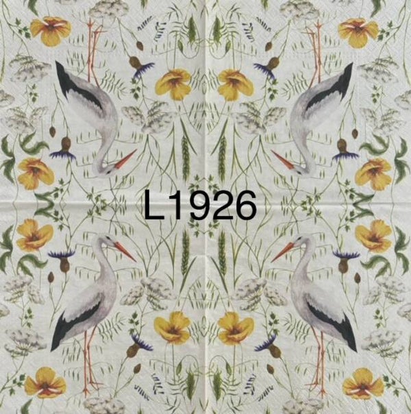 Birds (L1926) - White Heron