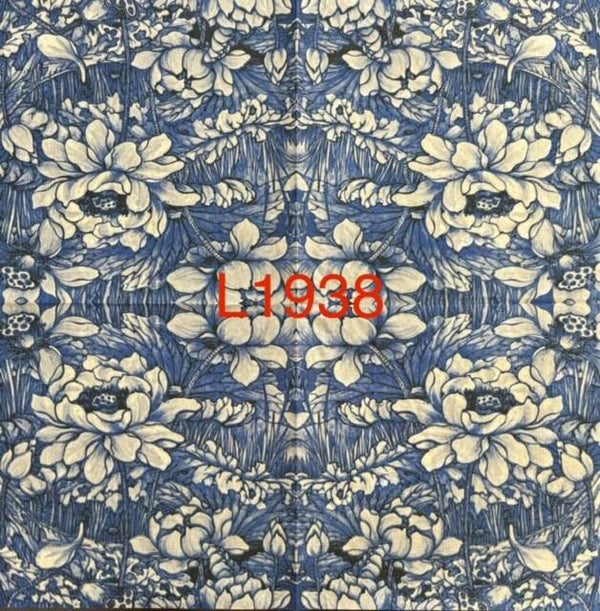Flowers (L1938) - Blue and White Flowers