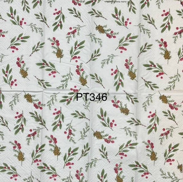 Christmas (PT346) - Holly and Berry Wallpaper