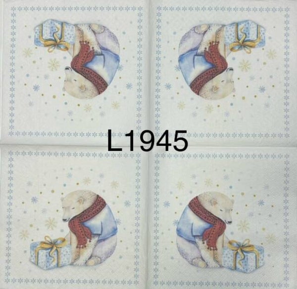 Christmas (L1945) - Polar Bear with Present