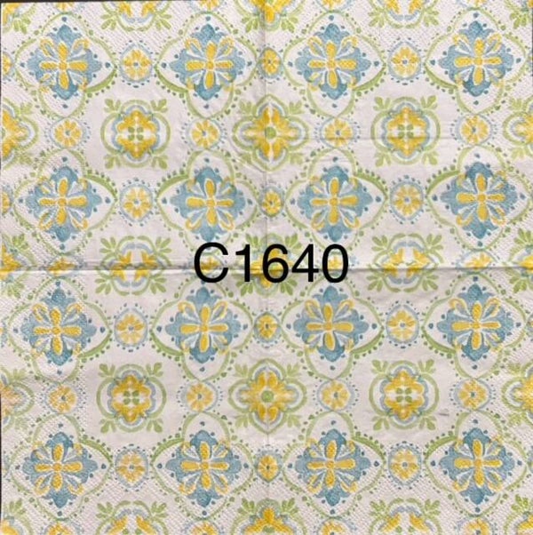 Design (C1640) - Blue and Yellow