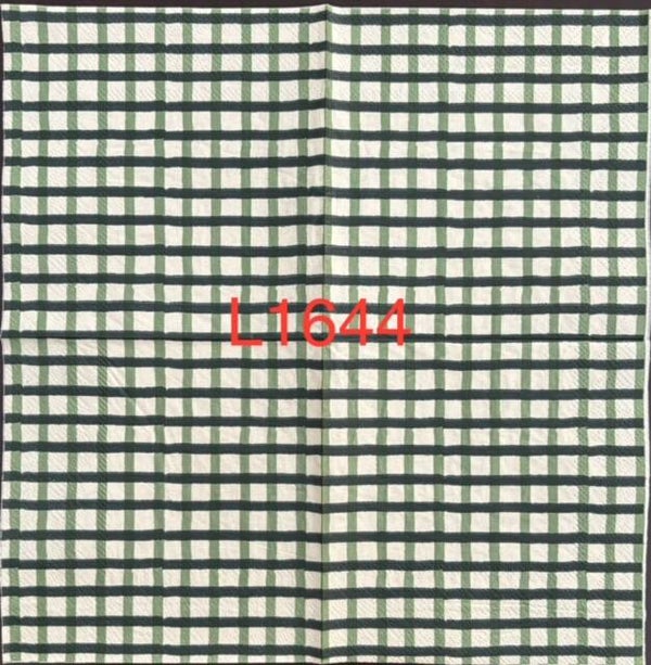 Designs (C1644) - Green and White Check