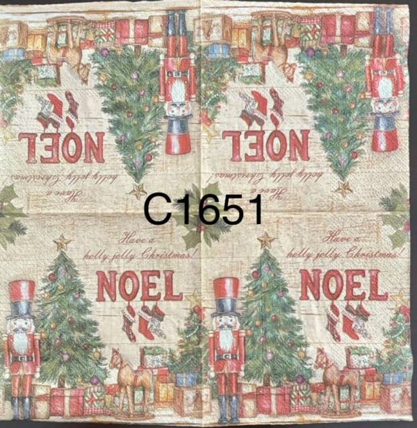Christmas (C1651) - Noel Christmas Tree and Nutcracker
