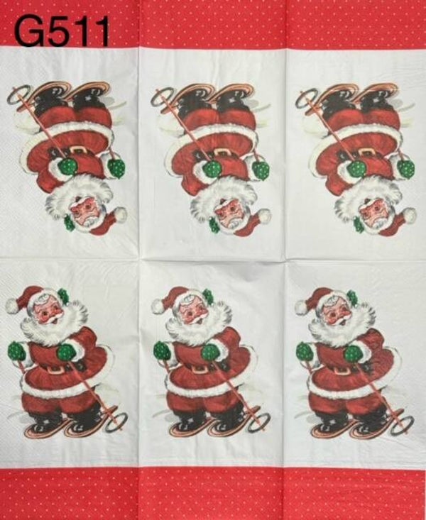 Christmas (G511) - Santa Skiing