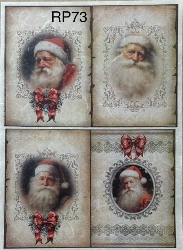 Christmas (RP73) - Santas in Frames