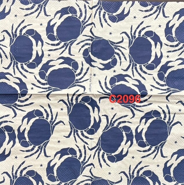 Beach (C2096) - Blue Crab Wallpaper