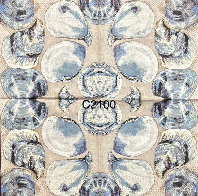 Beach (C2100) - Oyster Shells Wallpaper