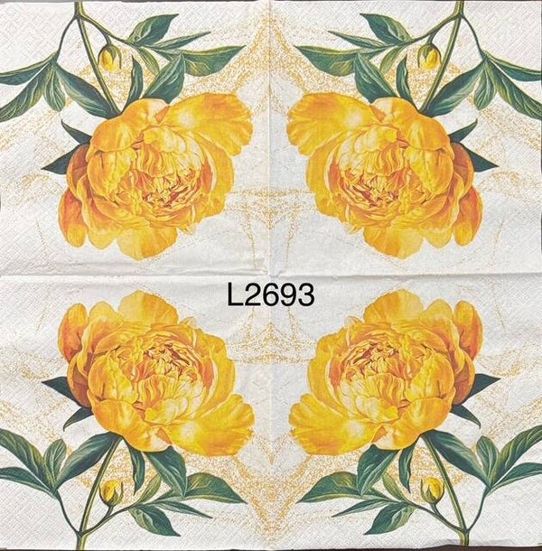 Flowers (L2693) - Yellow Peony