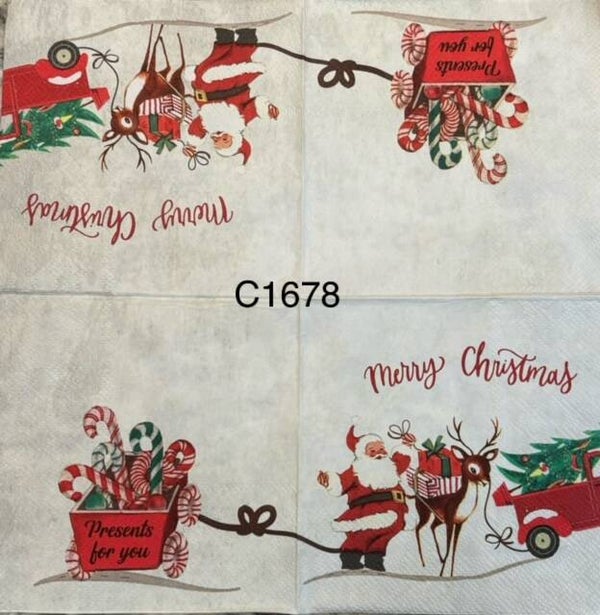 Christmas (C1678) - Santa with Sled