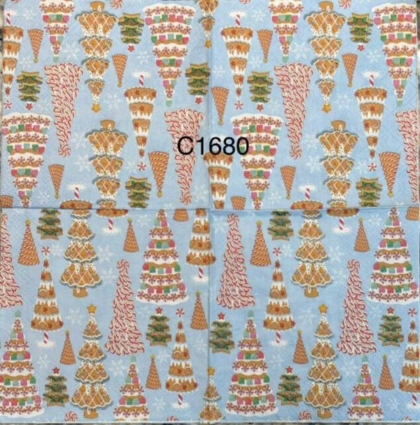 Christmas (C1680) - Christmas Trees Wallpaper