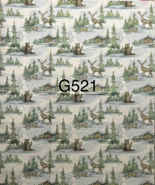 Deer (G521) - Deers and Bears in Winter