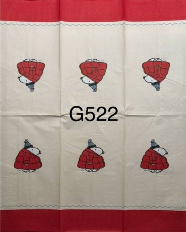Snoopy (G522) - Snoopy Wearing a Sweater - Christmas