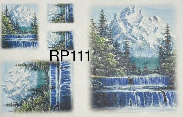 Scene (RP111) - Winter Waterfalls
