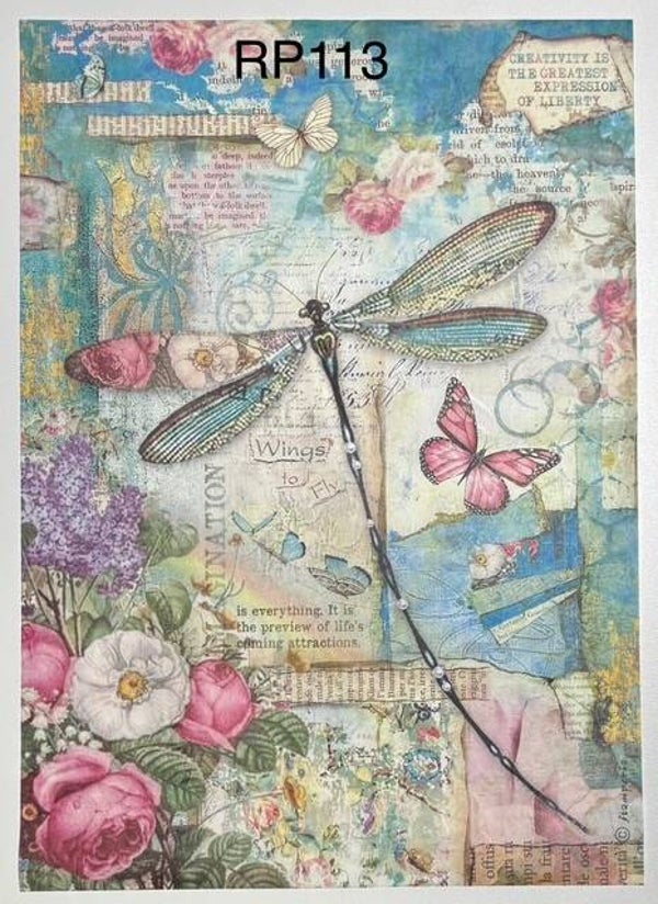 Animals (RP113) - Wonderland Dragonfly