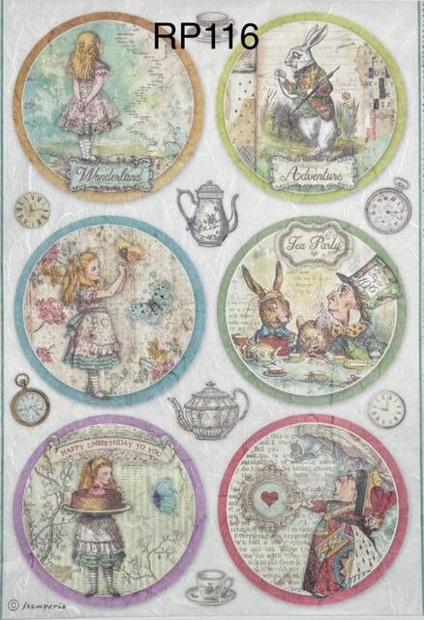 People (RP116) - Alice in Wonderland Rounds