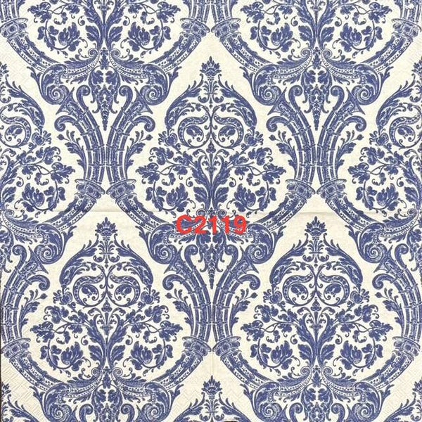 Design (C2119) - Blue and White Design