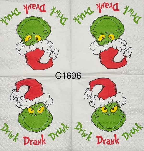 Grinch (C1696) - Grinch Drink Drank Drunk