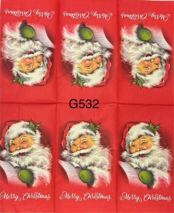 Christmas (G532) - Santa Merry Christmas