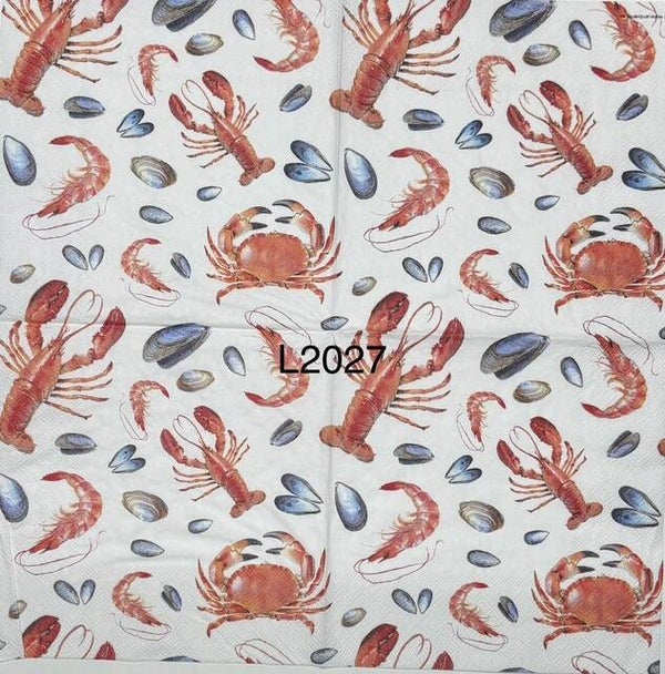 Beach (L2027) - Lobsters, Crabs, Mussels, Shrimp