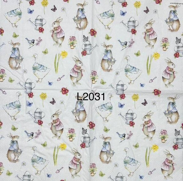 Easter (L2031) - Bunnies, Ducks, FLowers, Birds, Butterflies Wallpaper