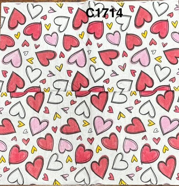 Valentines (C1714) - Hearts Wallpaper