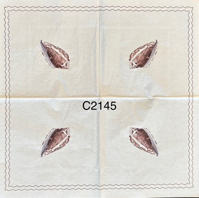 Beach (C2145) - Brown and White Shell